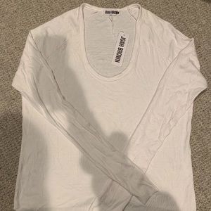 Long Sleeve Scoop Neck Joah Brown